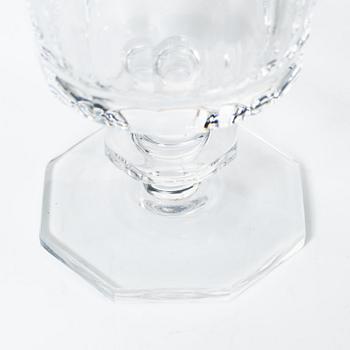 Elis Bergh, glasservis, "Karlberg", Kosta Boda, 1900-tal,  77 delar.