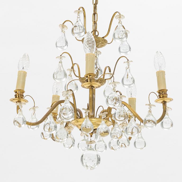 A chandelier, mid 20th Century.