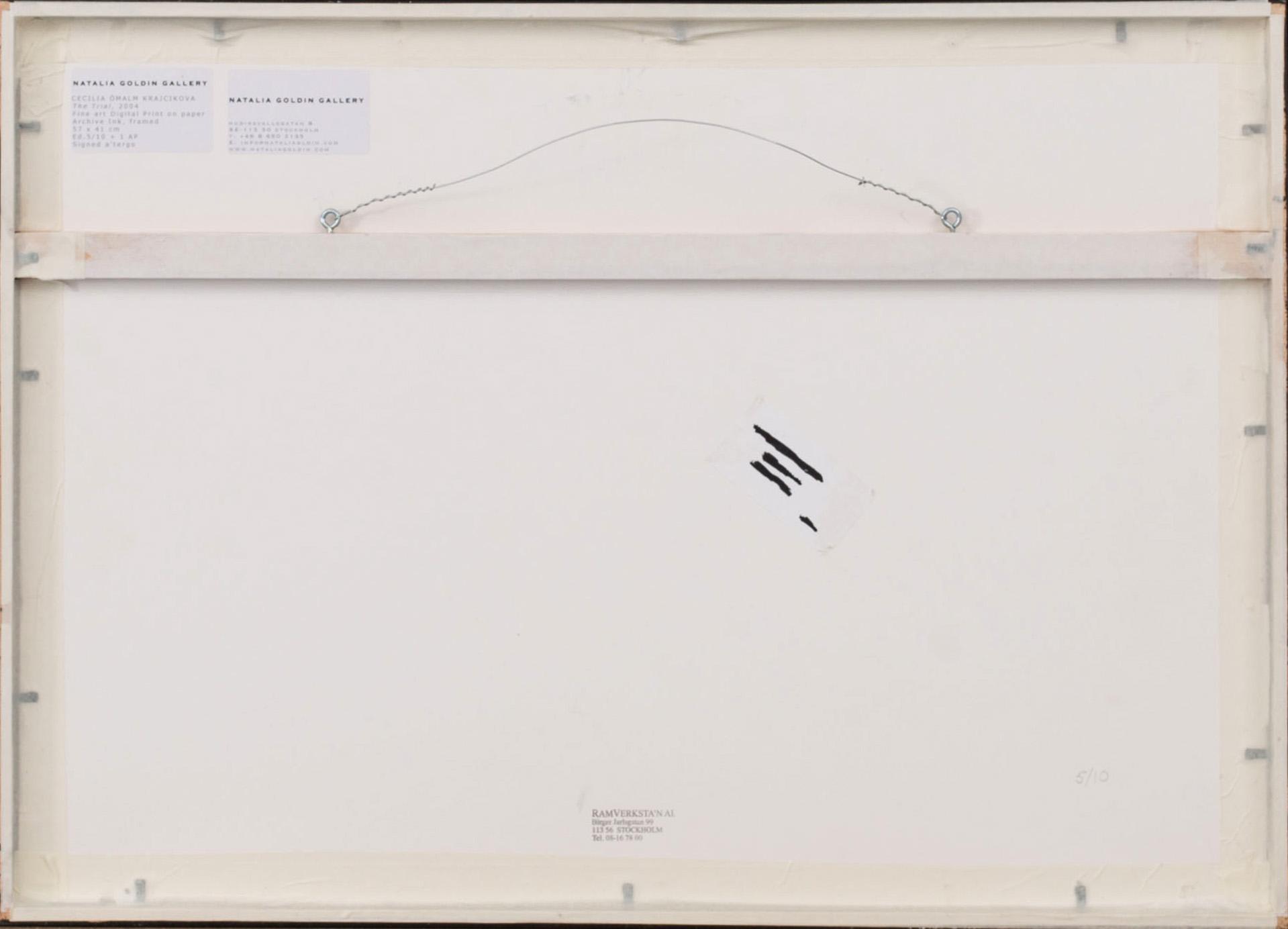 CECILIA ÖMALM KRAJCIKOVA, Digital print signed Cecilia Ömalm Krajcikova and numbered 5/10 and dated 2004 a tergo.