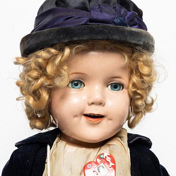 Docka, "Shirley Temple", Ideal Novelty and Toy Co, USA, 1930-tal.