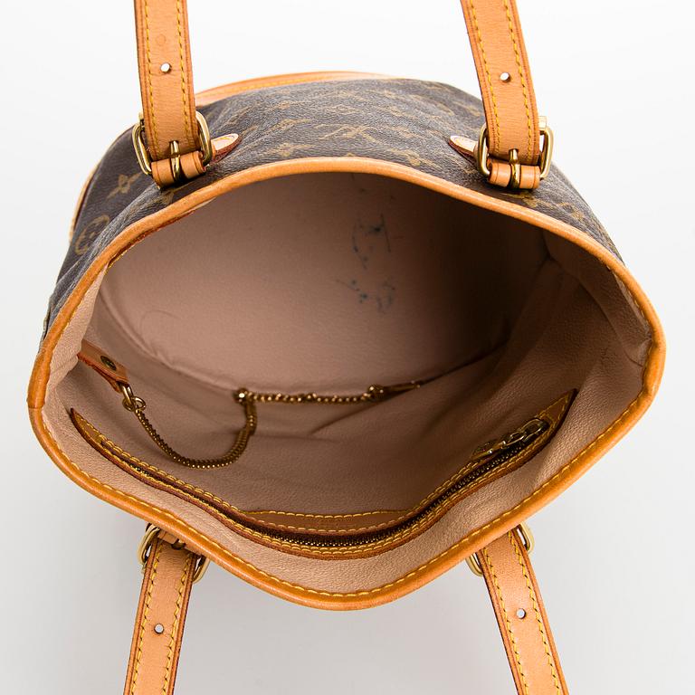 Louis Vuitton, "Petit Bucket", laukku ja pochette.