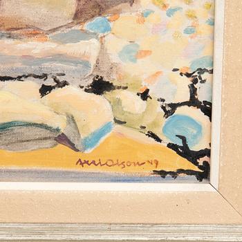 Axel Olson, "The Bathing Cliff".