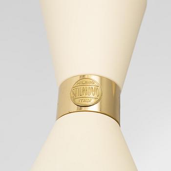 Stilnovo, a brass and marble floor lamp 'c20201, Italy, 2017.