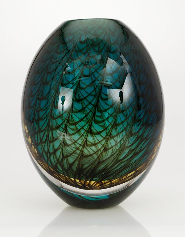 VAS, glas, underfång. Sven-Åke Carlsson, Transjö 1989.