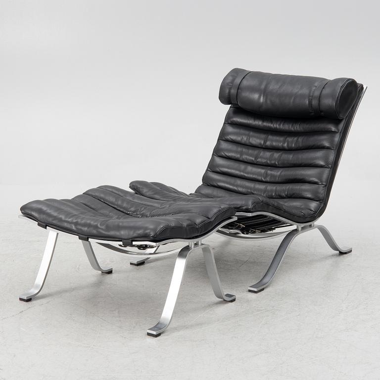 Arne Norell, "Ari", armchair with footstool, Norell Möbel AB.