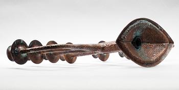 LJUSSTAKE, koppar, jugend, ca 1900.