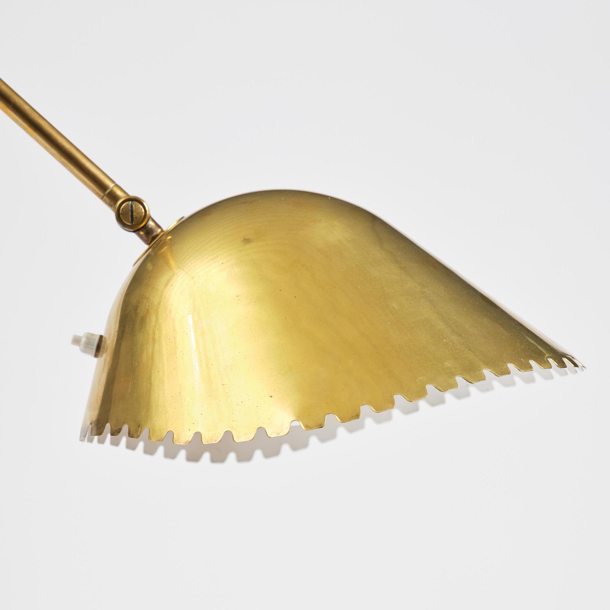 Asea, a rare Swedish Modern floor lamp model A5000, 1940s.