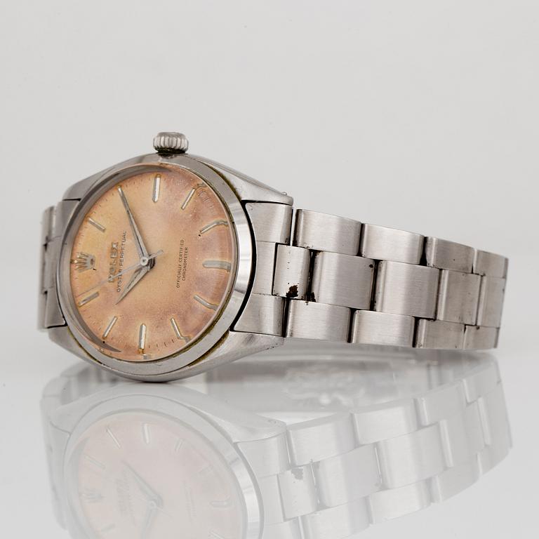 ROLEX, Oyster Perpetual, Chronometer, wristwatch, 34 mm.