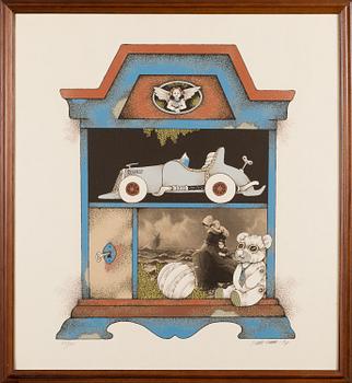 RAIMO KANERVA, serigraphs, set of 4, signed, dated -79 and numbered.