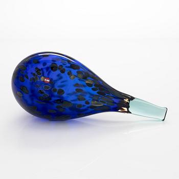 Oiva Toikka, a "Sinikki" glass bird, signed O. Toikka Nuutajärvi Vantaa-Vanda.