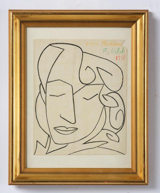 Françoise Gilot, Woman with closed eyes.