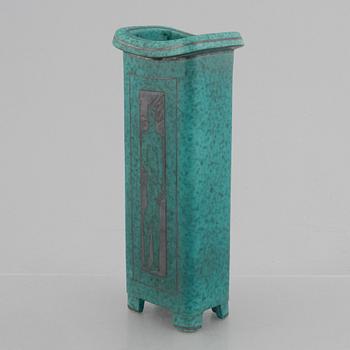 Wilhelm Kåge, a stoneware 'Argenta' vase, Gustavsberg.
