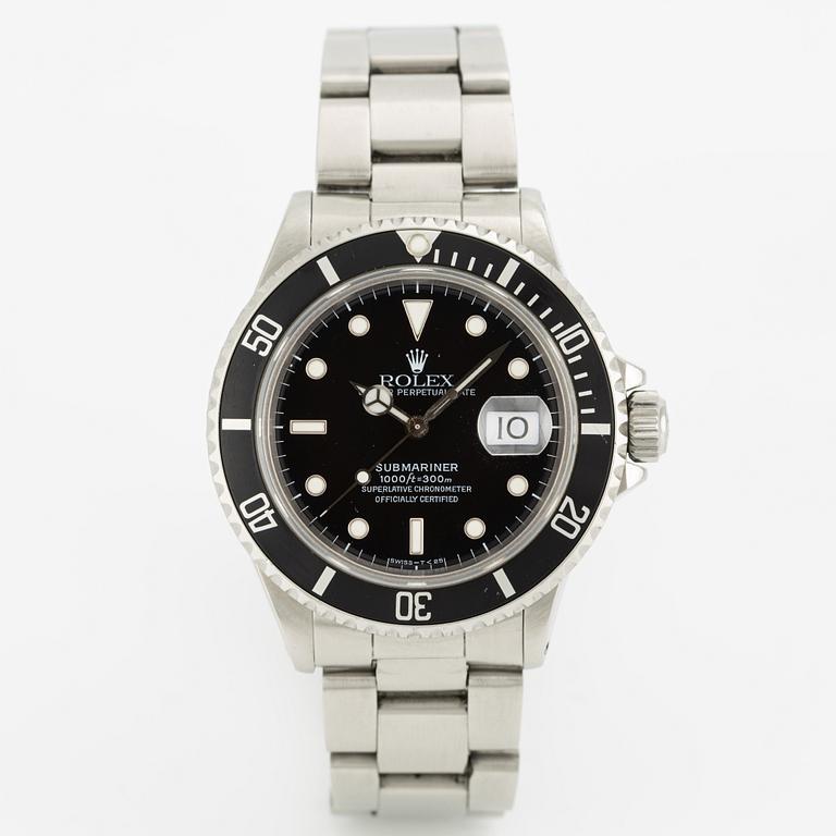 Rolex, Submariner, "Triple Zero", wristwatch, 40 mm.