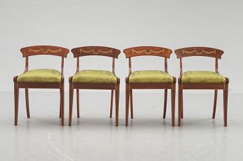 STOLAR, 4 stycken 1800-talets senare del.