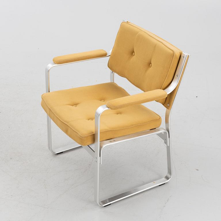 Karl Erik Ekselius, a set of three armchairs, JOC Vetlanda, 1960's/70's.