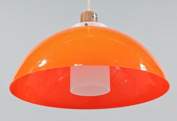 TAKLAMPA, Uno och Östen Kristiansson, Luxus, 1900-talets andra hälft. Höjd 21 cm.