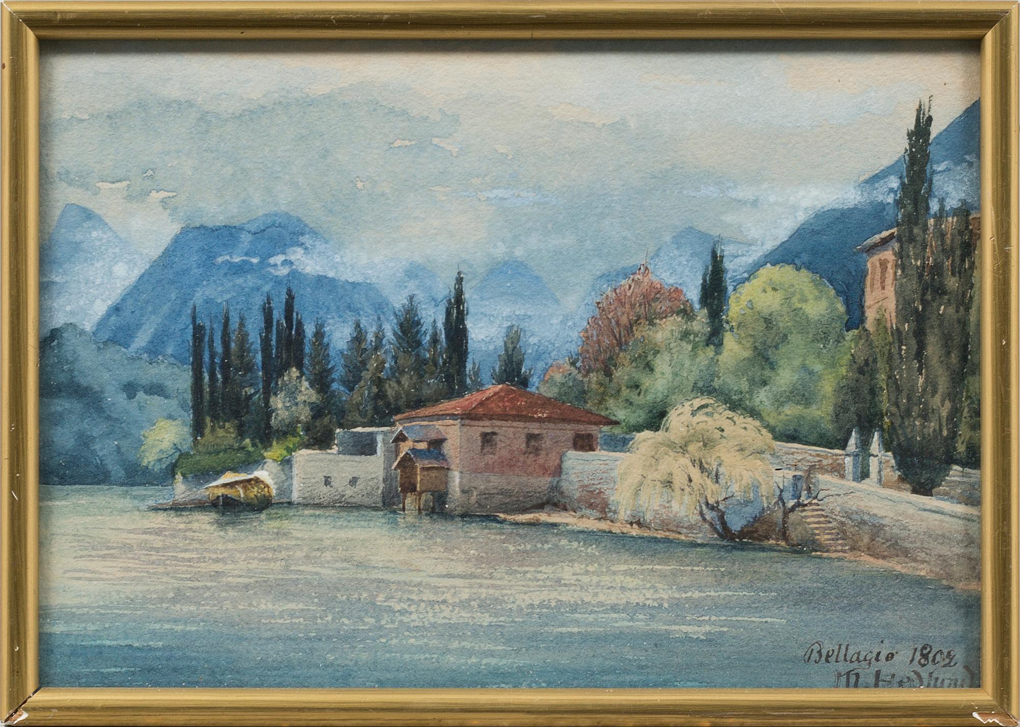 MARIA SCHOLANDER-HEDLUND, 2 akvareller, signerade och daterade 1892.