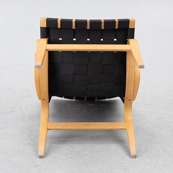 Bruno Mathsson, an armchair, "Eva", Firma Karl Mathsson, Värnamo, 1973.