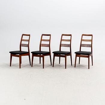 Svante Skogh, matbord samt stolar 4 st Rosetto-serien Abra Möbler 1960-tal.