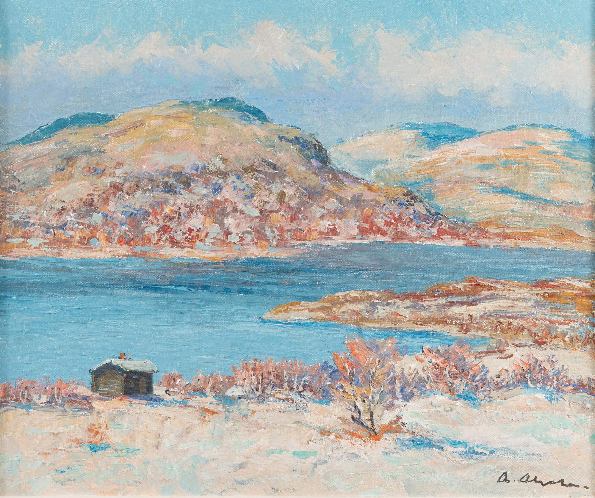 ARVO AHOLA, oil on canvas, signed.