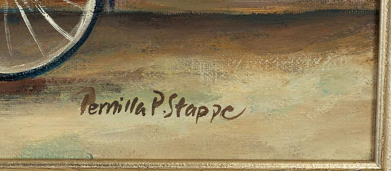 Pernilla Stappe, oil on canvas, signed.