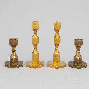 Lars Bergsten, a set of five brass candlesticks from Gusum.
