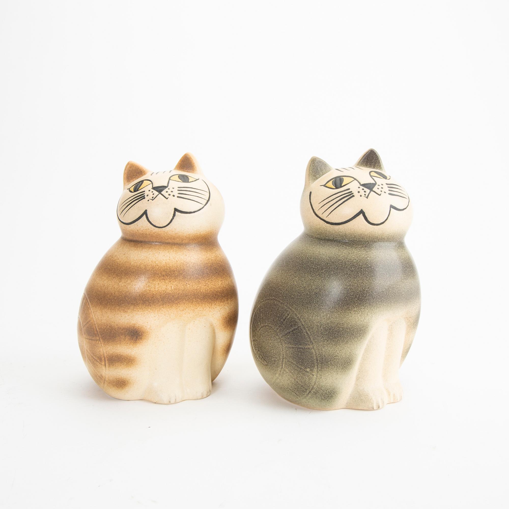 Lisa Larson, figuriner  2 st stengods.