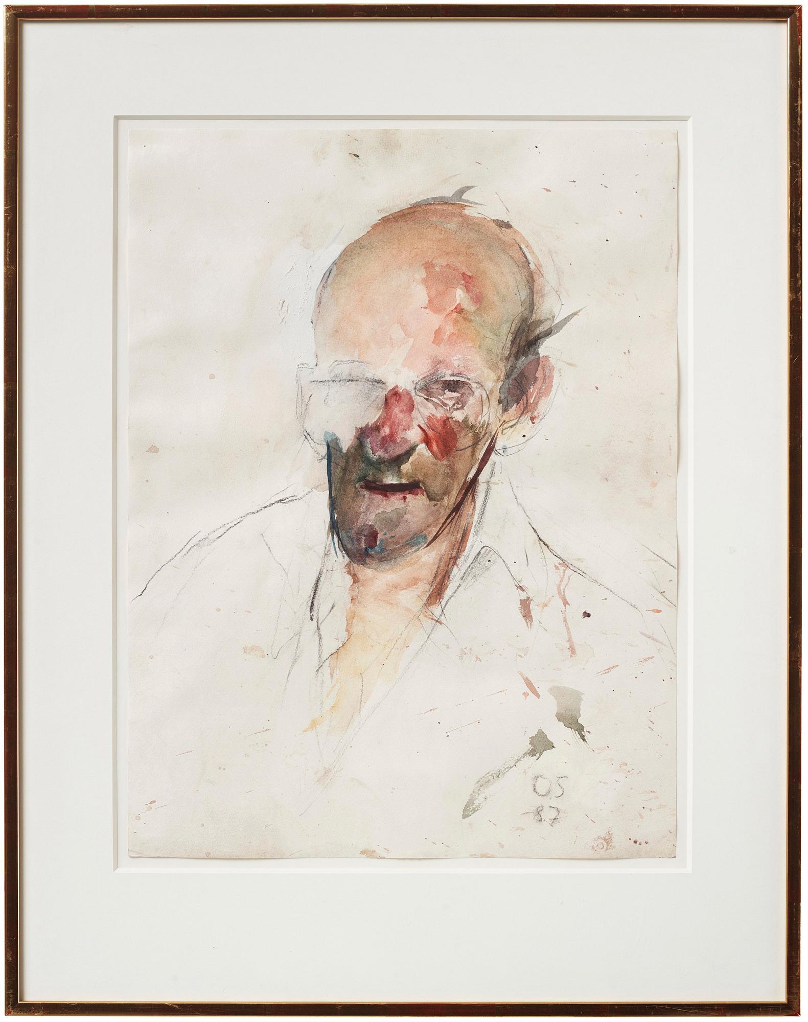 Olle Skagerfors, Self portait.