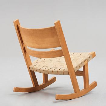 HANS J WEGNER, a rocking chair, model "GE674" for Getama, Denmark.