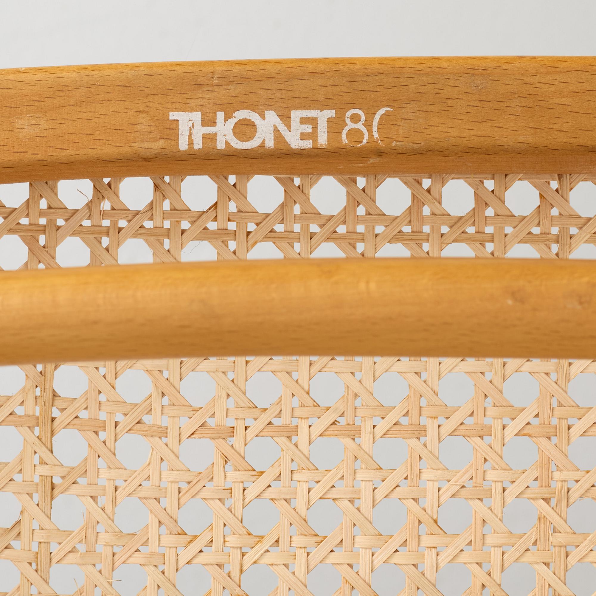 Armchairs, a pair, Thonet. Second half of the 20th century.