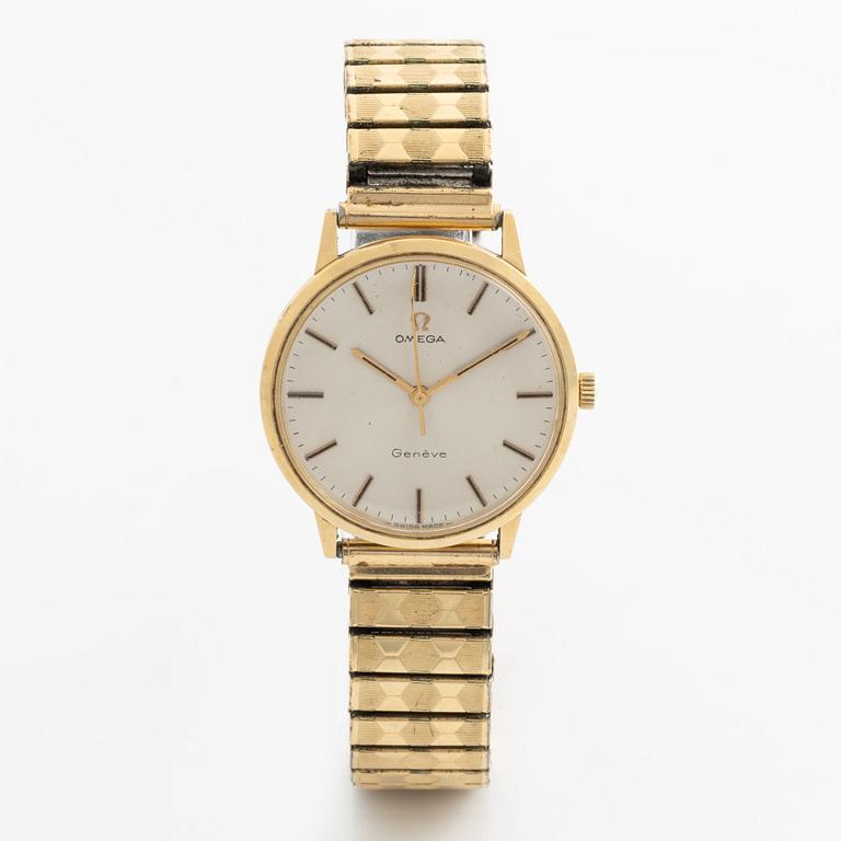 Omega, Genève, wristwatch, 33 mm.