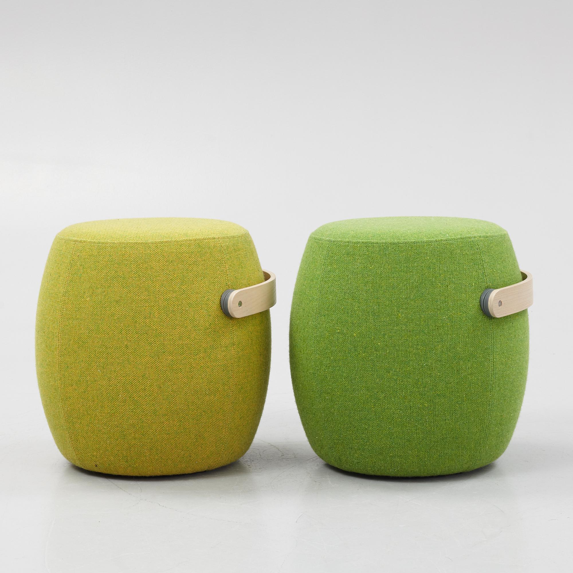 Mattias Stenberg, sittpuffar, ett par, "Carry on", Offecct.