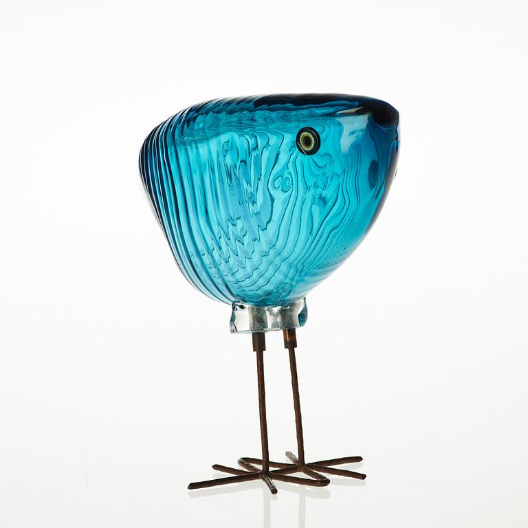 ALESSANDRO PIANON, skulptur, glas, "Pulcino", Vistosi, Italien, 1960-tal.