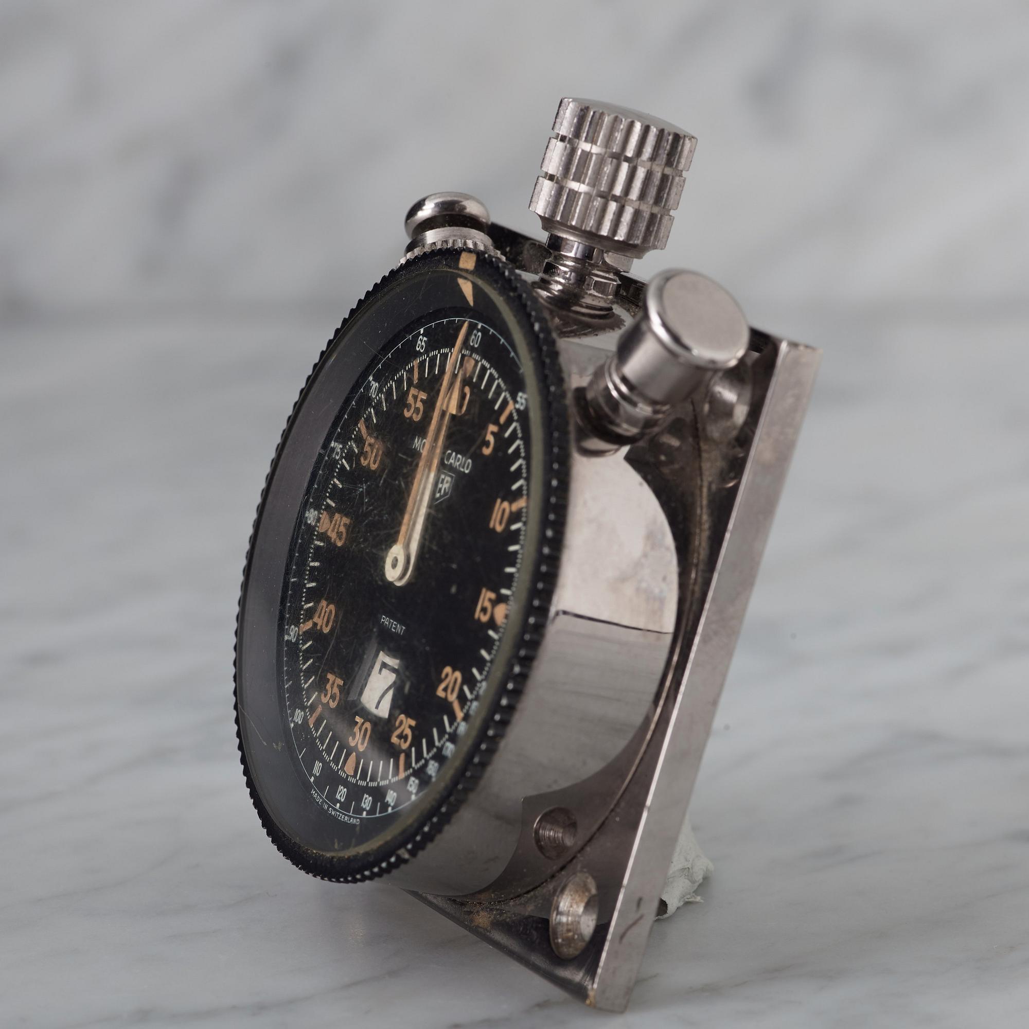 HEUER Monte Carlo dash board stopwatch. Bukowskis