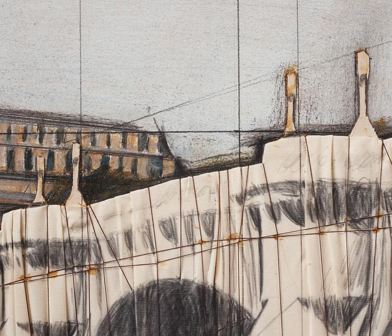 Christo Vladimirov Javacheff, "The Pont Neuf, Wrapped (Project for Paris)".