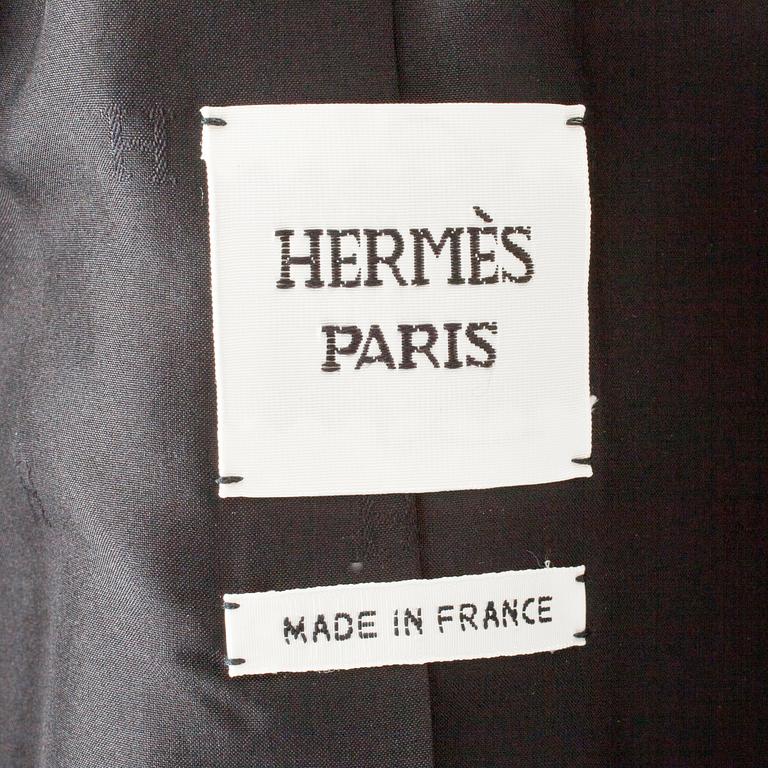 HERMÈS, a black wool jacket.