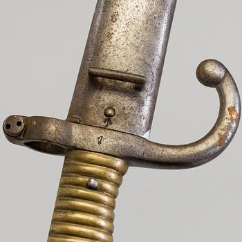 Two second half of the 19th century bayonets, one from France.