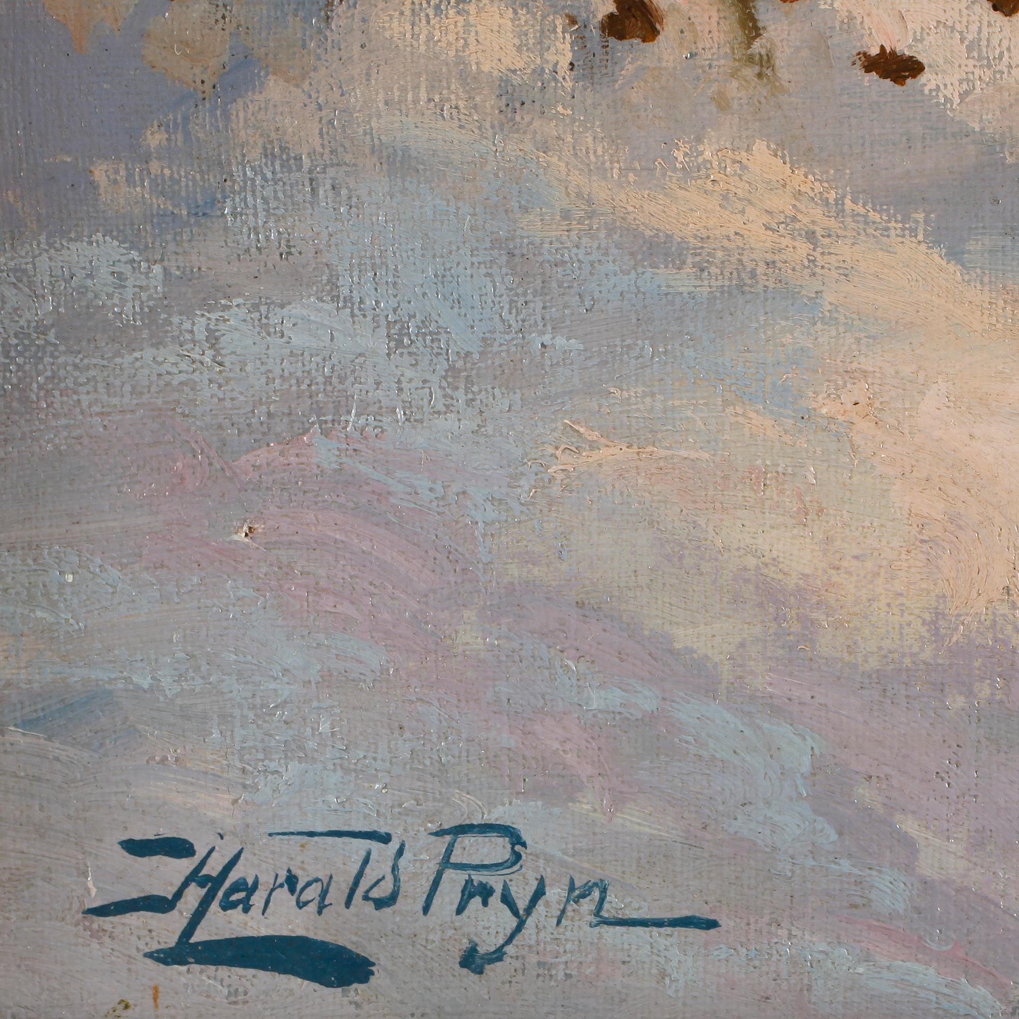 HARALD PRYN, olja på duk, sign.