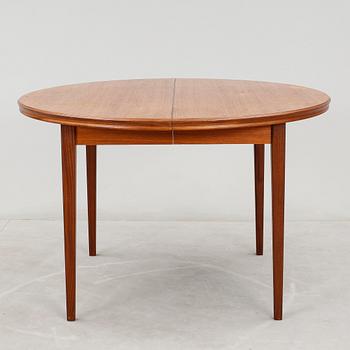 MATSALSGRUPP 9 delar, teak, 1900-talets mitt.