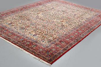 Matta, semiantik Keshan, ca 422 x 321 cm.