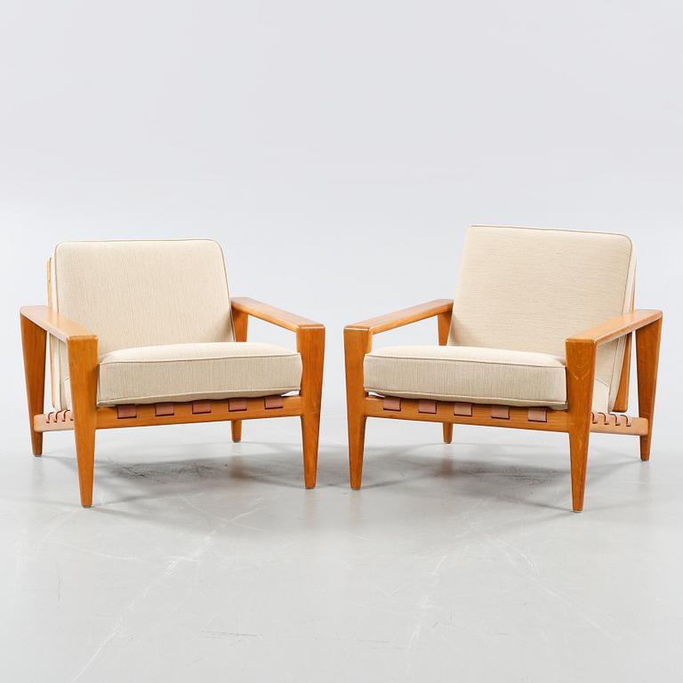 A pair of arm chairs by Svante Skogh, from the third qourter of the 20th century.