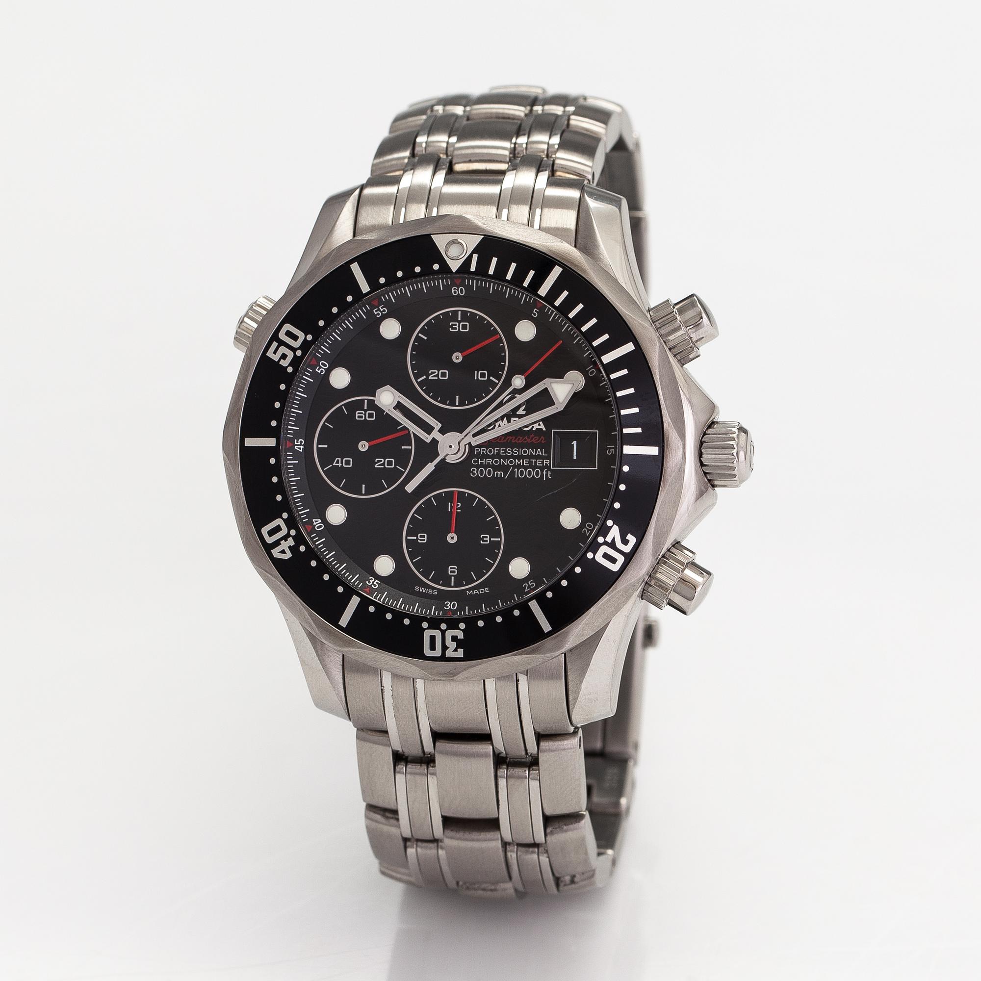Omega, Seamaster, Chronometer, 300m, wristwatch, 42 mm.
