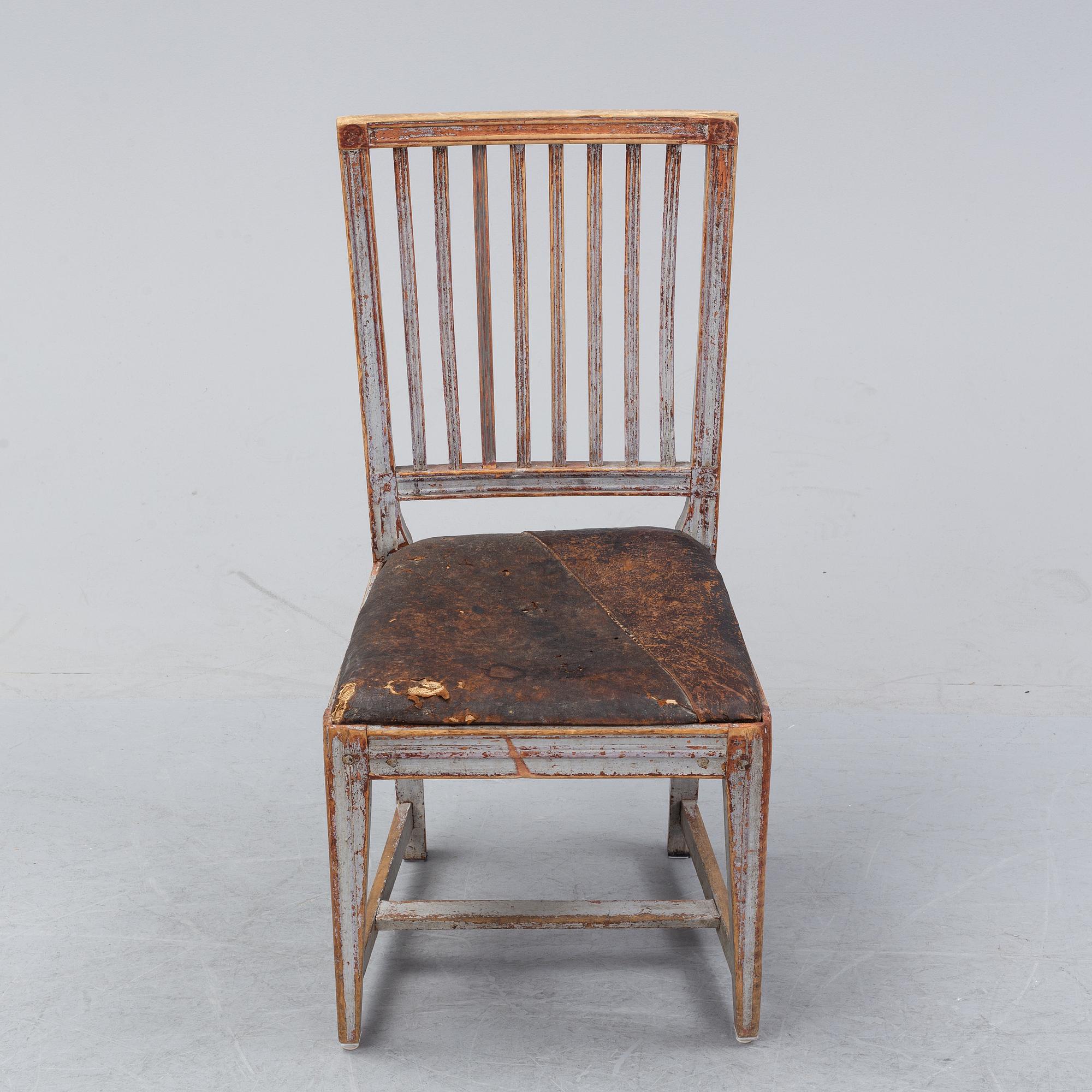 A Swedish chair, early 19th century.