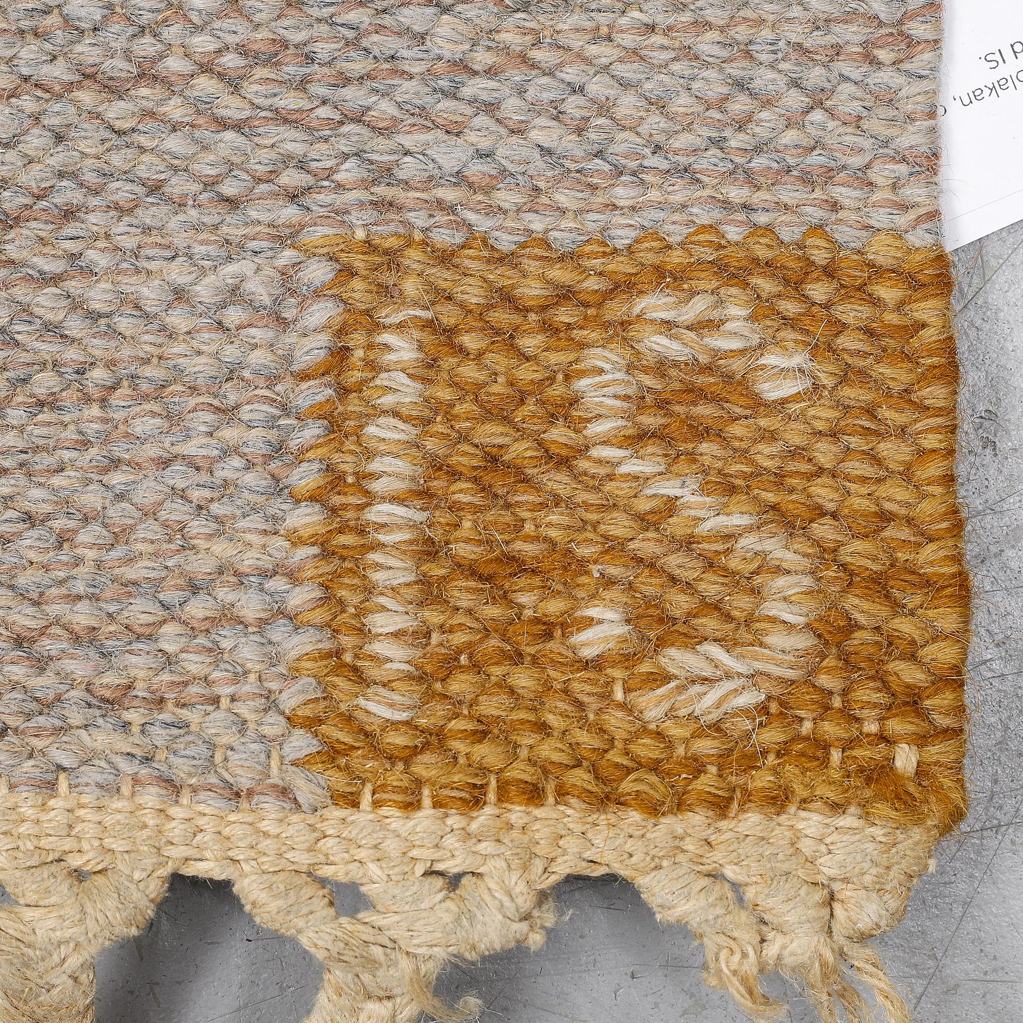 Ingegerd Silow, a carpet, flat weave, ca 240 x 175,5 cm, signed IS.