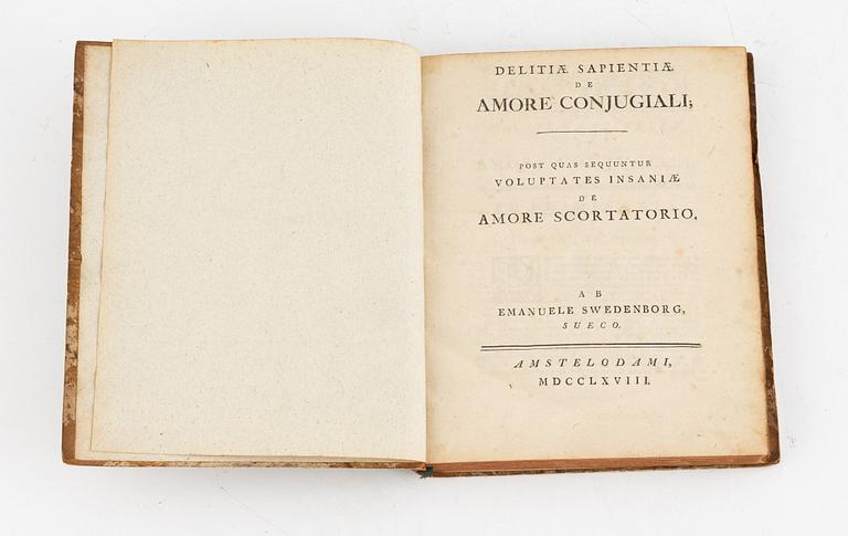 Swedenborg, De amore conjugiali, 1768.