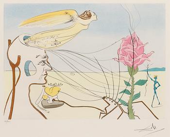 397. Salvador Dalí, "La Rose (Dream)".