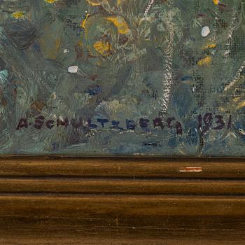 ANSHELM SCHULTZBERG, oil on canvas, signed and dated 1931.