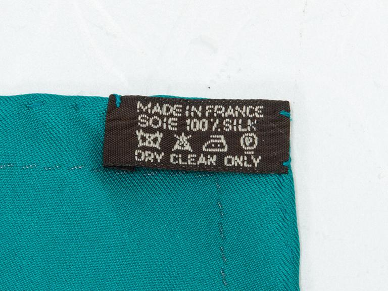 Hermès,  a 'Monsieur et Madame II' silk scarf.