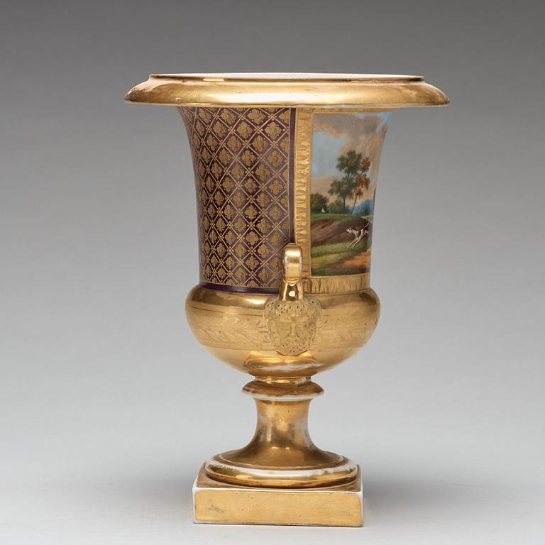 A Medici shaped urn, Empire, early 19th Century, presumably Russia.