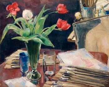 5. Olle Hjortzberg, From the artist's atelier.